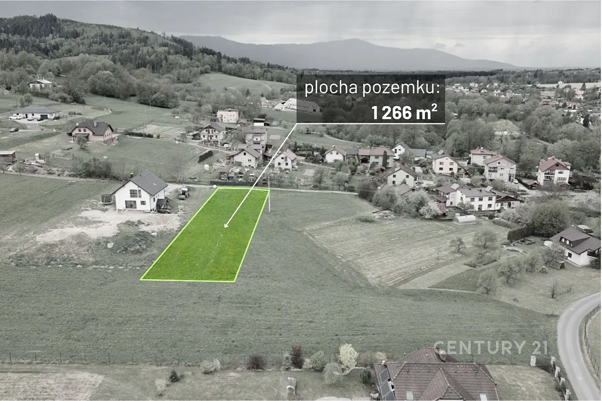 Prodej stavebního pozemku 1266 m²