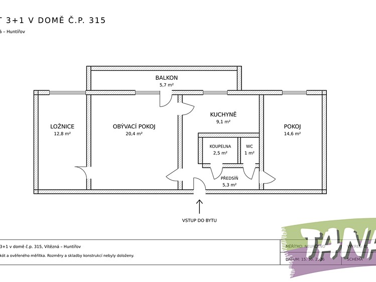 Wohnung 3+1 zum Kauf, 66 m² (16 von 16)