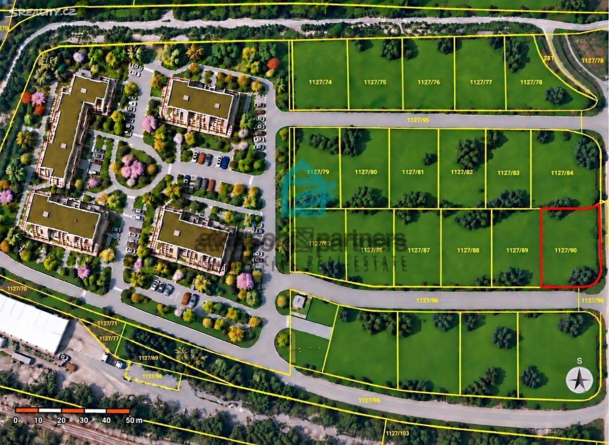 Prodej stavebního pozemku 934 m², Hluboká nad Vltavou – fotka 1 z 3