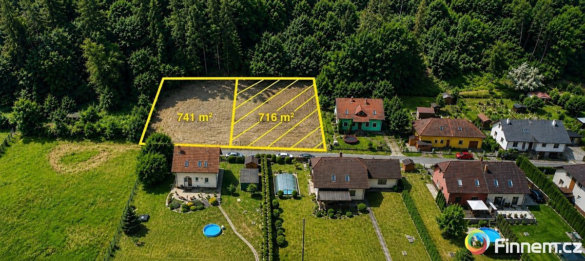 Prodej stavebního pozemku 716 m², Nižbor – fotka 1 z 3