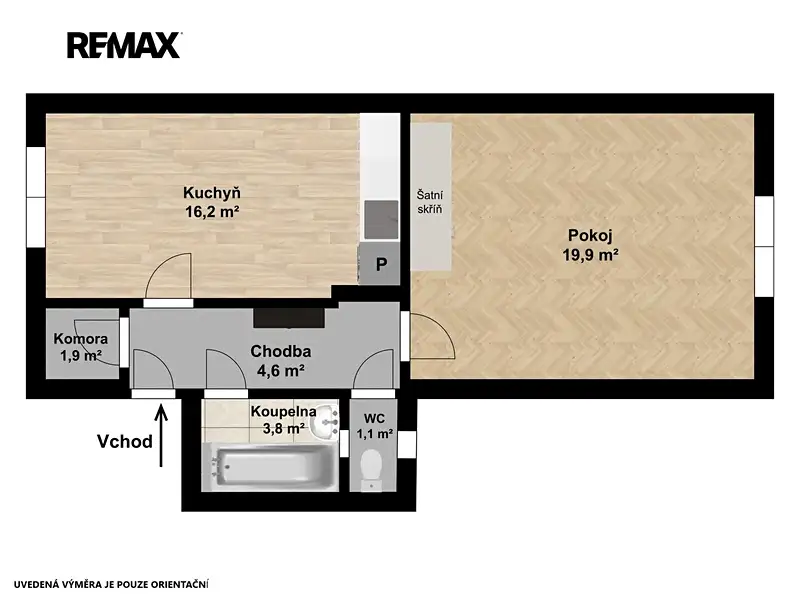 Pronájem bytu 1+1 47 m², Praha – náhled fotky 3