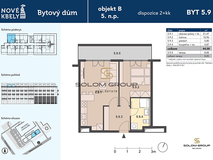 Prodej bytu 2+kk, 44 m² (10 z 16)