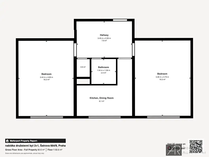 Prodej bytu 2+1 52 m², Praha – náhled fotky 1