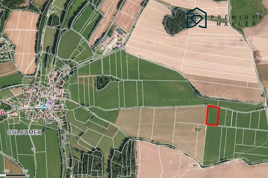 Prodej louky 5607 m², Kasejovice – fotka 1 z 3