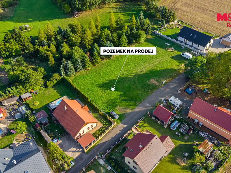 Prodej stavebního pozemku 1067 m², Řehlovice – náhled fotky 3