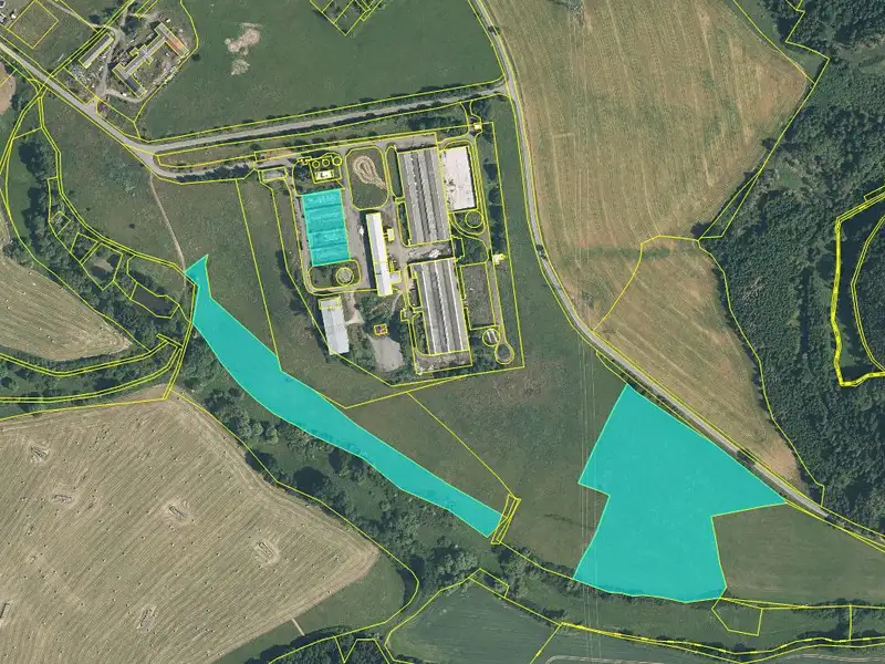 Dražba pozemku 51430 m², Ošelín – náhled fotky 1