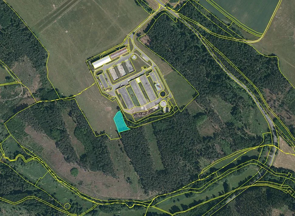 Dražba pozemku 3741 m²