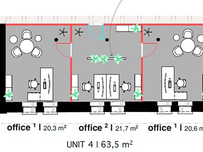 Комерційне приміщення в оренду, 81 м² (3 з 6)