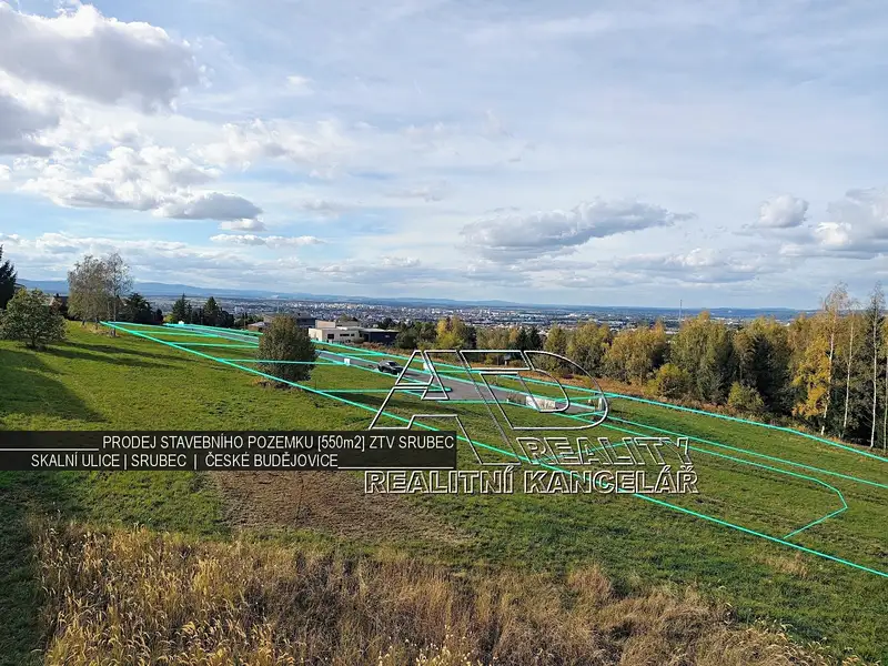 Prodej stavebního pozemku 550 m², Srubec – náhled fotky 1