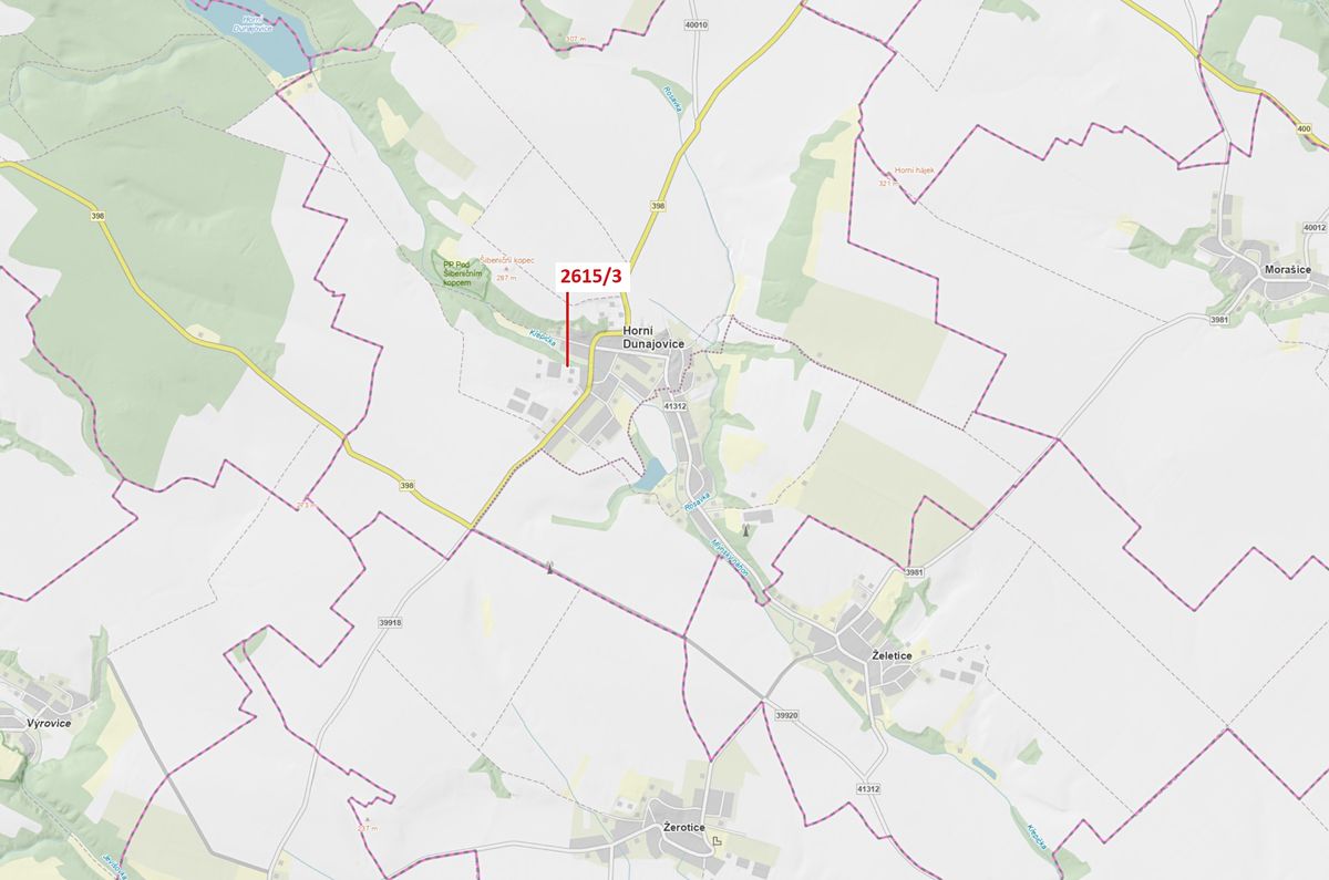 Dražba lesa 13 m², Horní Dunajovice – fotka 1 z 3