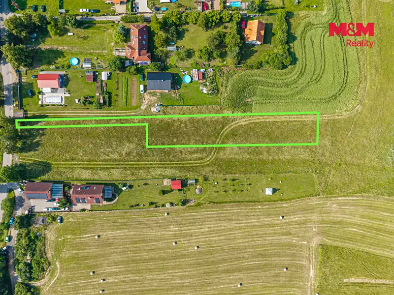 Prodej stavebního pozemku 2348 m², Hrusice – náhled fotky 3