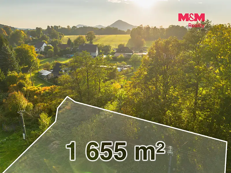 Prodej stavebního pozemku 1655 m², Kunratice u Cvikova – náhled fotky 3