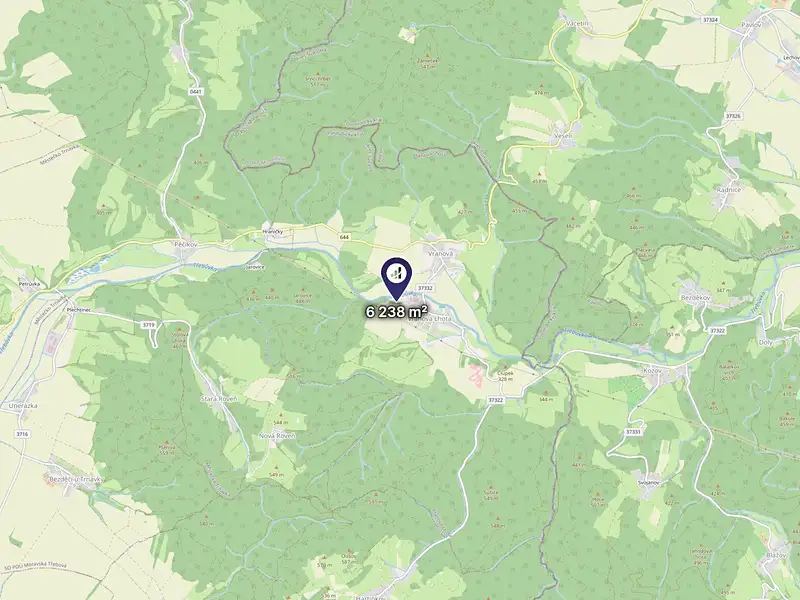 Prodej pole 6238 m², Vranová Lhota – náhled fotky 3