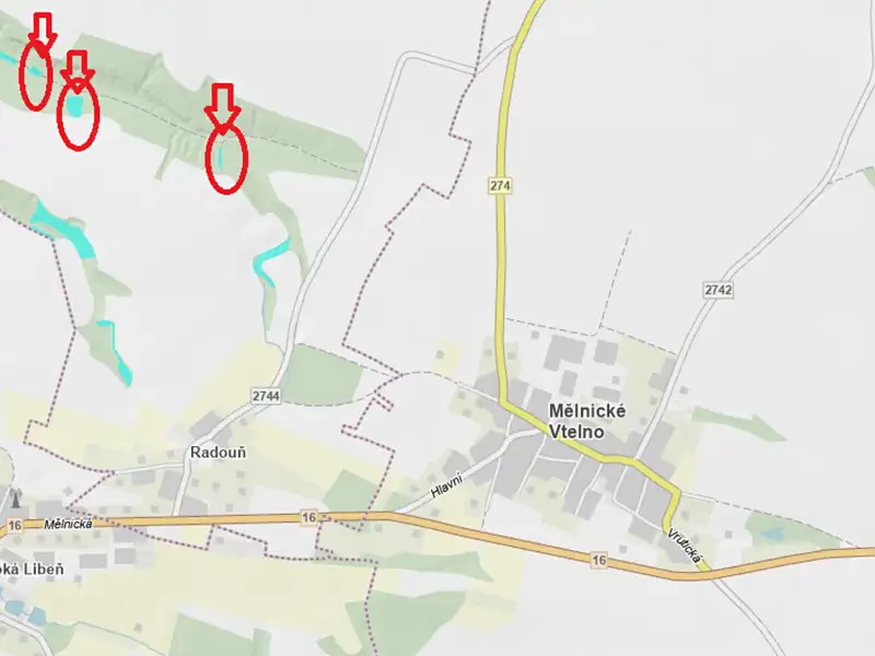 Prodej lesa 4059 m², Mělnické Vtelno – náhled fotky 2