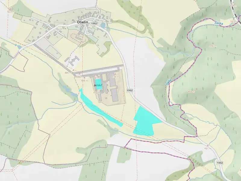 Dražba pozemku 51430 m², Ošelín – náhled fotky 2