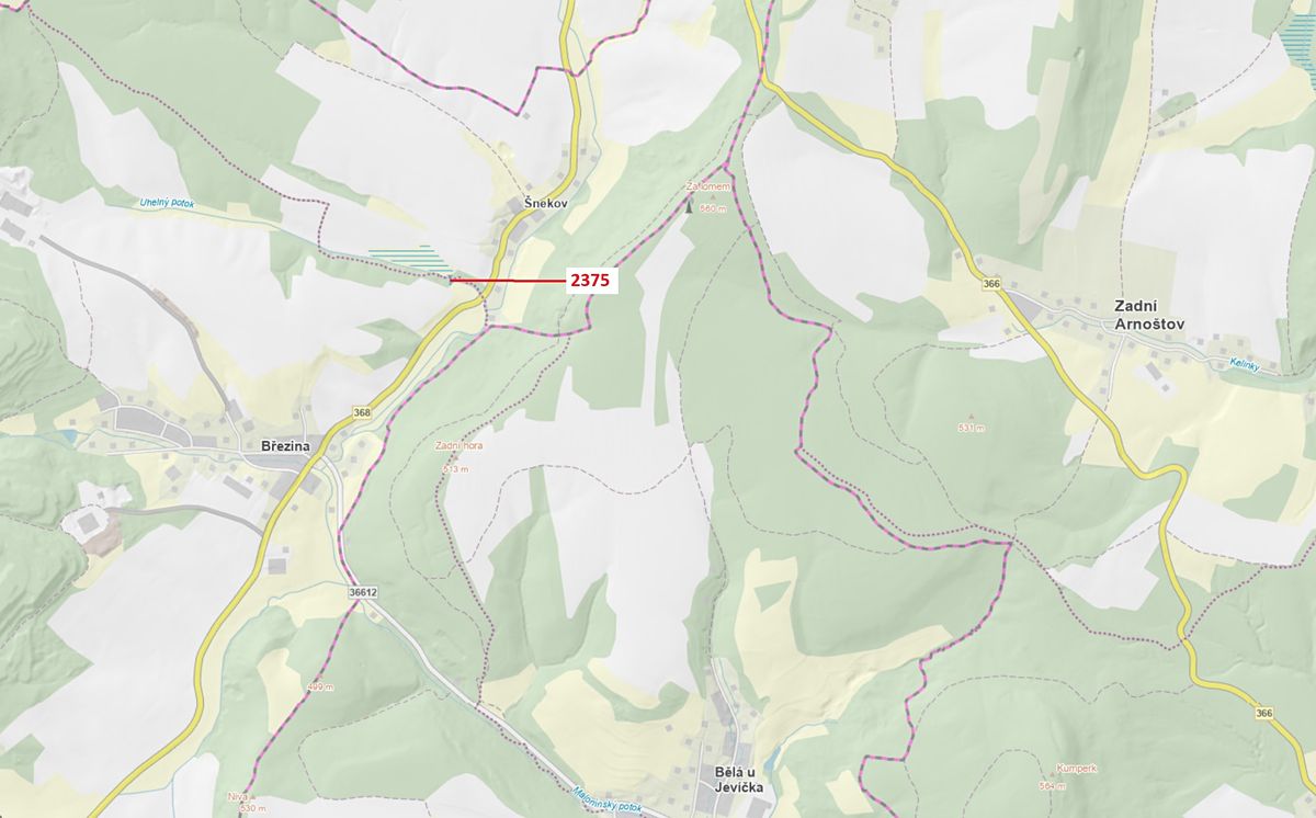 Dražba lesa 303 m², Březiny – fotka 1 z 3