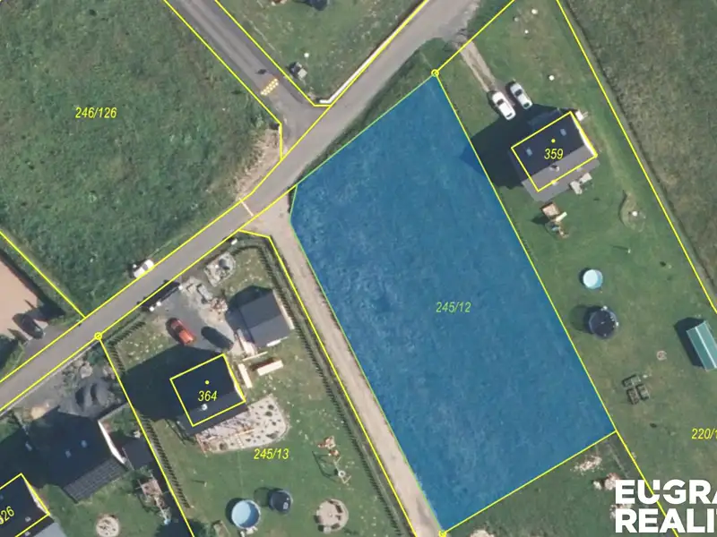 Prodej stavebního pozemku 2004 m², Horní Habartice – náhled fotky 2