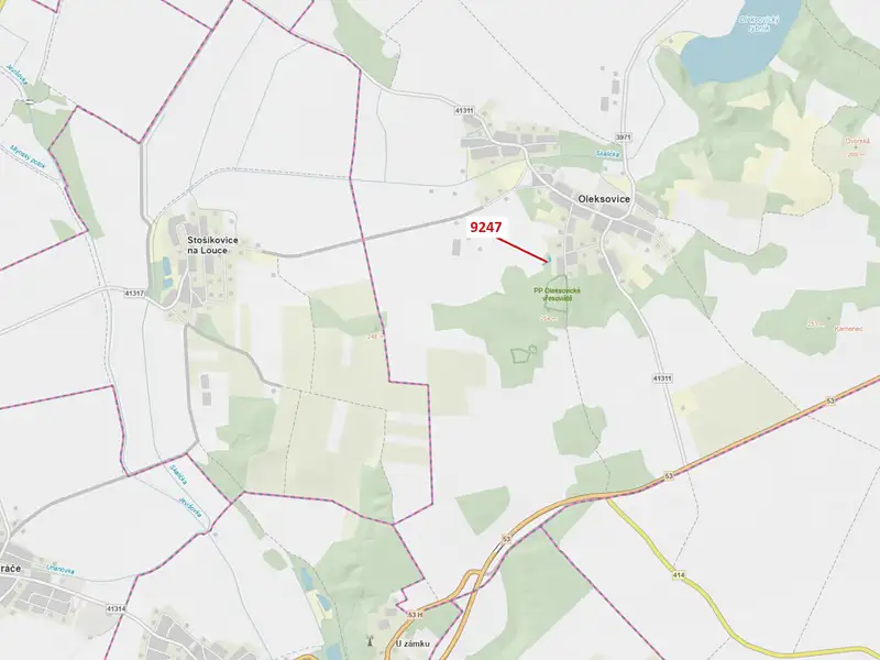 Dražba lesa 550 m², Oleksovice – náhled fotky 1