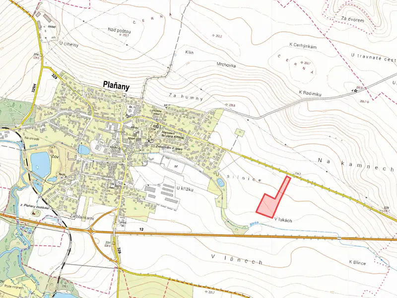 Prodej pole 19429 m², Plaňany – náhled fotky 2