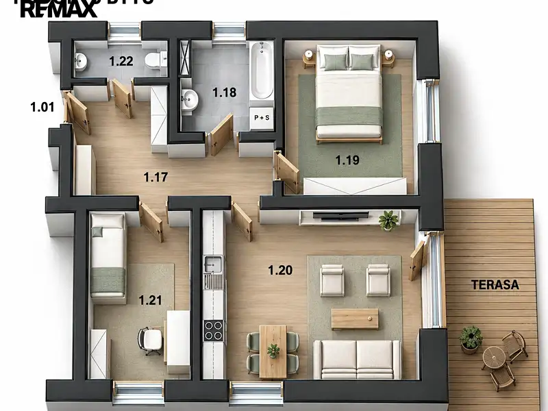 Prodej bytu 3+kk 71 m², Hronov – náhled fotky 2