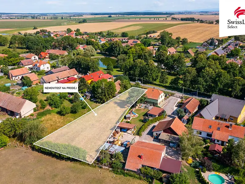 Prodej stavebního pozemku 1400 m², Nepolisy – náhled fotky 2