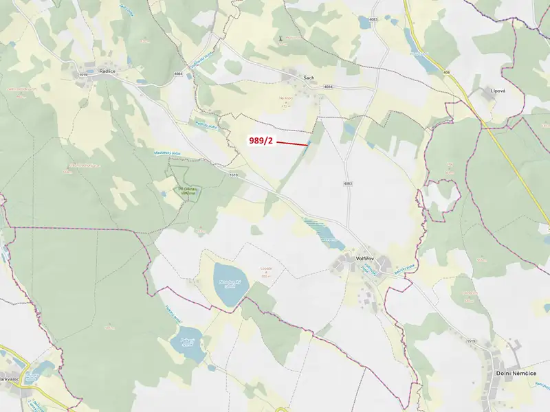 Dražba lesa 1874 m², Volfířov – náhled fotky 1