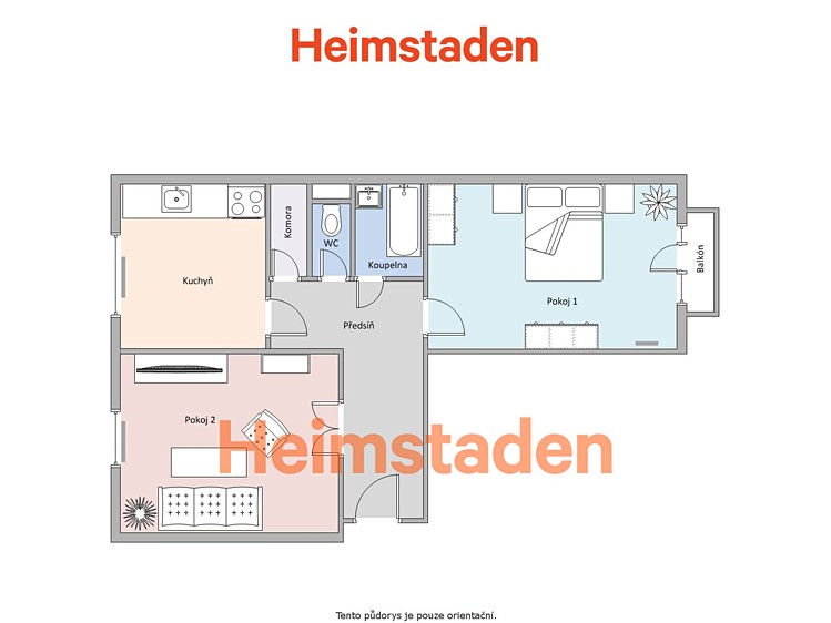 Квартира 2+1 в оренду, 57 м² (8 з 8)