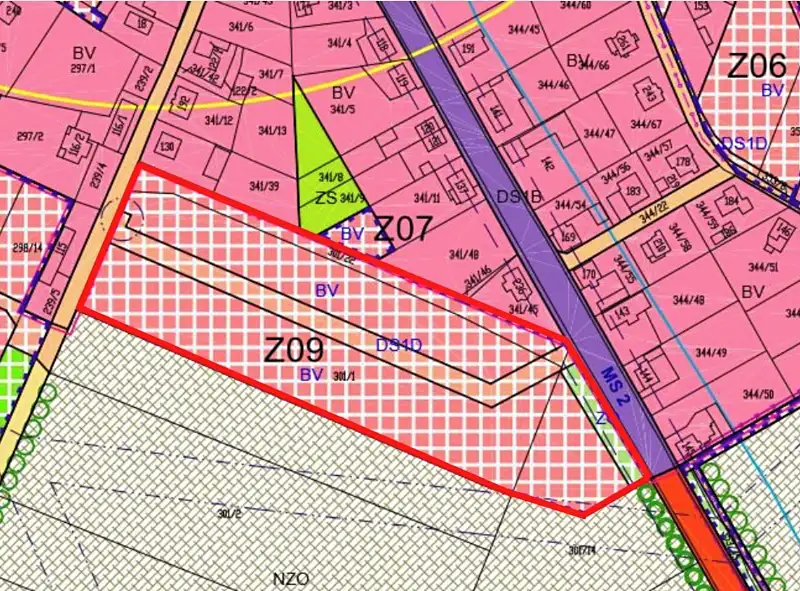 Prodej stavebního pozemku 1101 m², Boseň – náhled fotky 3