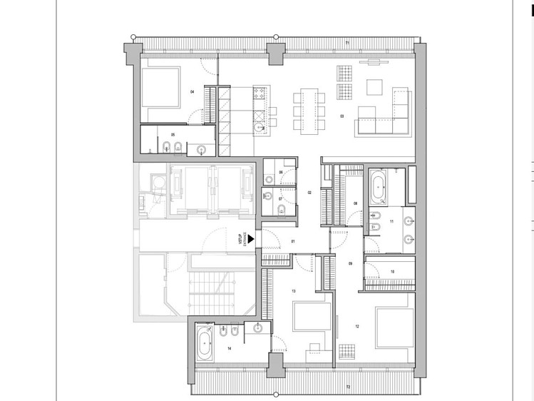 Wohnung 4+kk zur Miete, 175 m² (19 von 23)