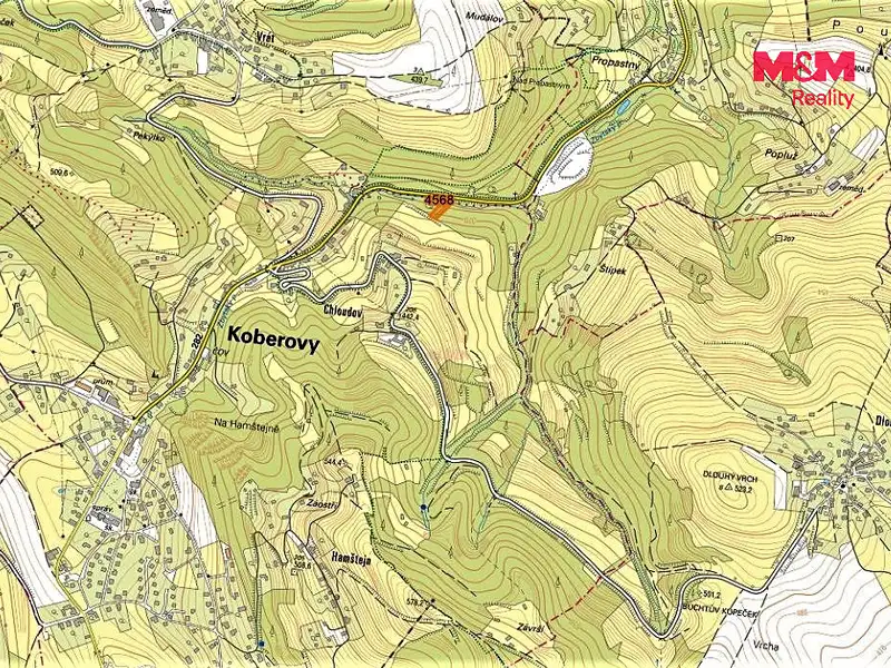 Prodej lesa 987 m², Koberovy – náhled fotky 2