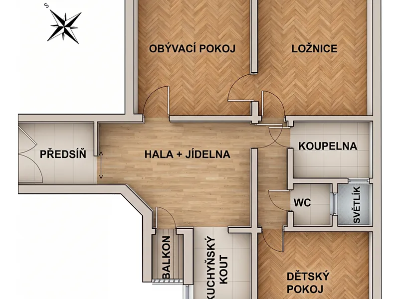 Prodej bytu 4+kk v osobním vlastnictví 84 m², Praha 4 - Nusle