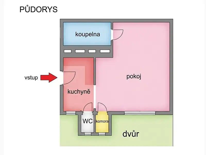 Prodej bytu 1+kk 31 m², Praha – náhled fotky 2
