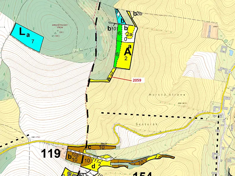 Dražba lesa 2241 m², Městečko Trnávka – náhled fotky 3