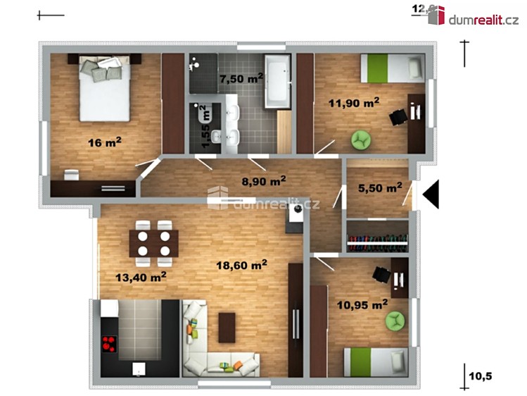 Будинок на продаж, 96 м² (7 з 17)