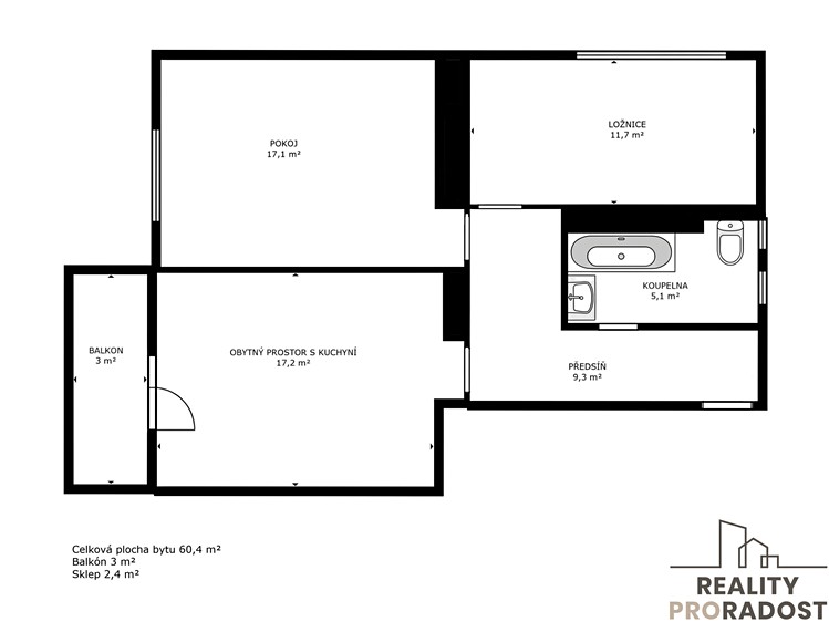Квартира 3+kk на продаж, 60 м² (16 з 22)