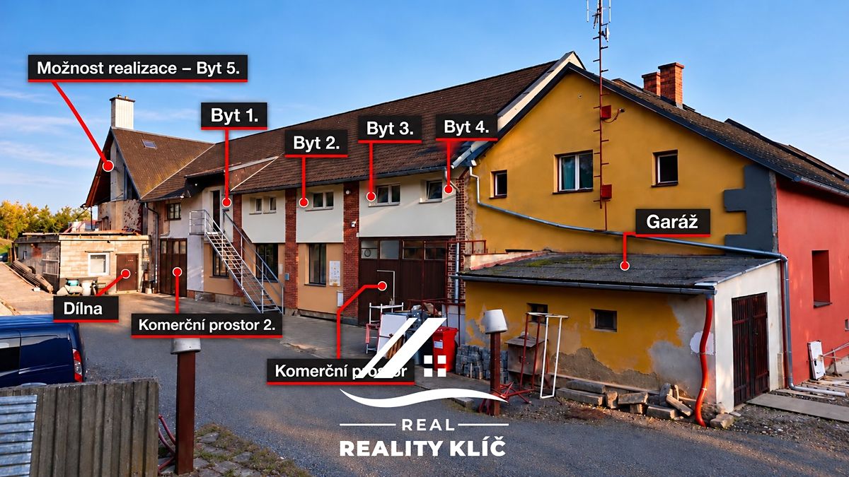 Prodej vícegeneračního domu 780 m², pozemek 1409 m², Opava – fotka 1 z 3