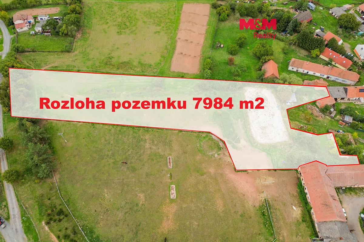 Prodej stavebního pozemku 7984 m²