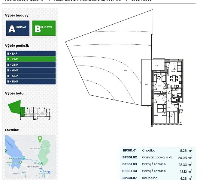 Prodej bytu 3+kk 108 m², Brno – náhled fotky 2