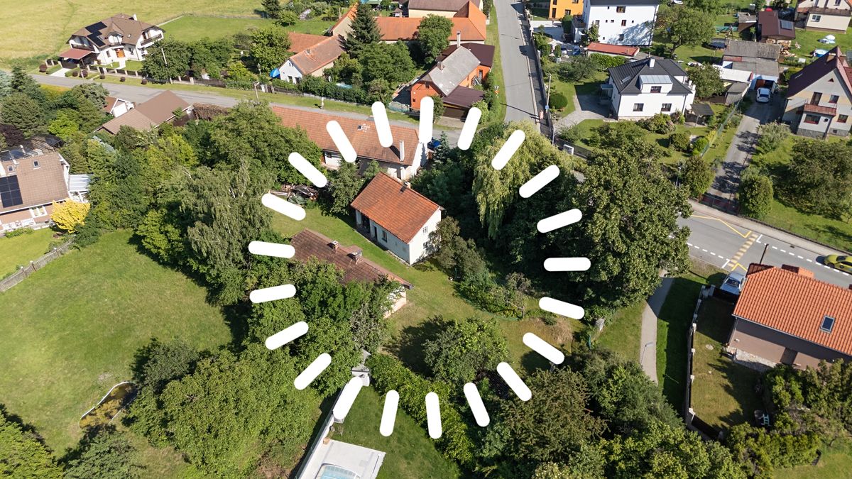 Prodej stavebního pozemku 1432 m², Řitka – fotka 1 z 3