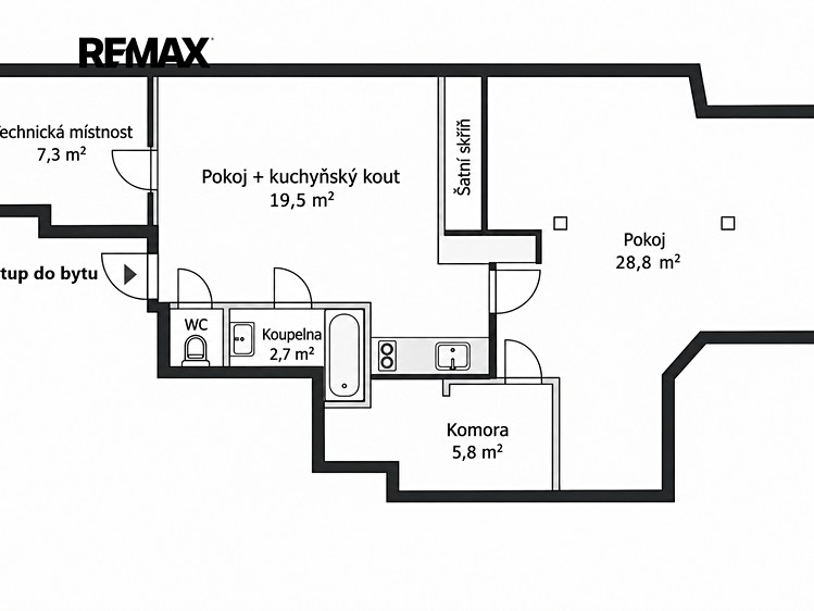 Wohnung 2+kk zur Miete, 65 m² (14 von 19)