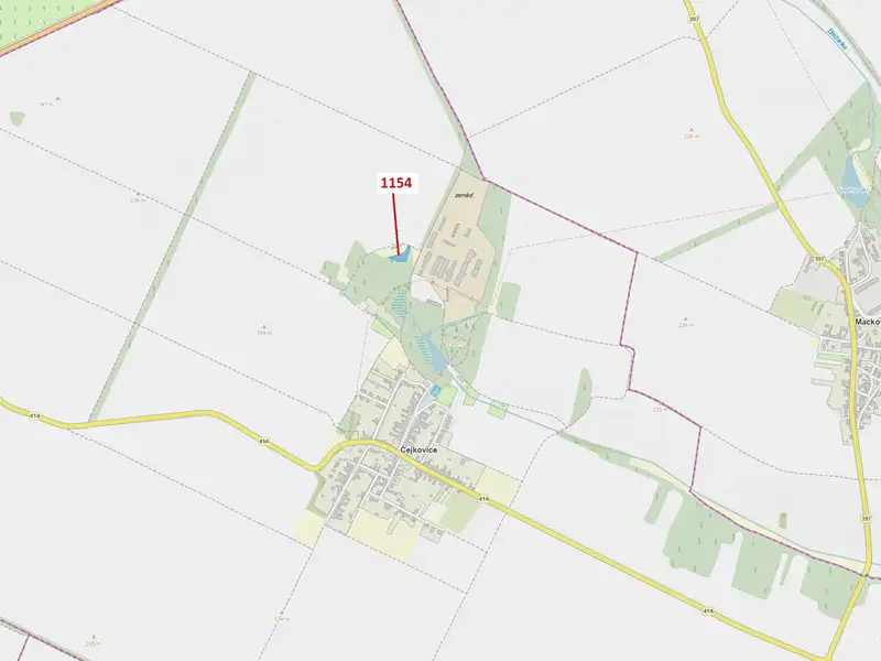 Dražba lesa 1903 m², Čejkovice – náhled fotky 1