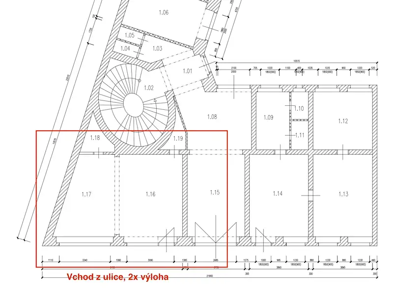 Pronájem obchodního prostoru 40 m², Teplice – náhled fotky 2