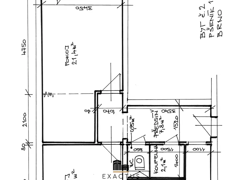 Prodej bytu 2+1 54 m², Brno – náhled fotky 3