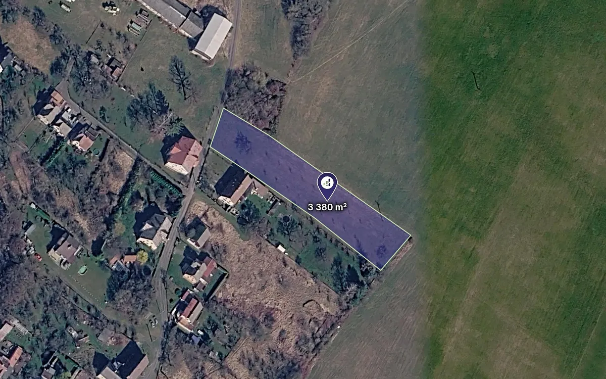 Prodej stavebního pozemku 3380 m²