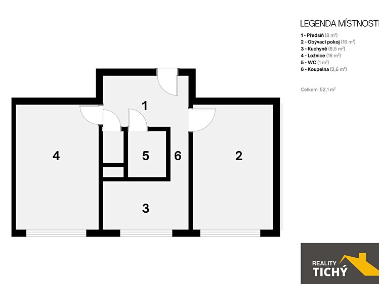 Квартира 2+1 на продаж, 52 м² (32 з 32)
