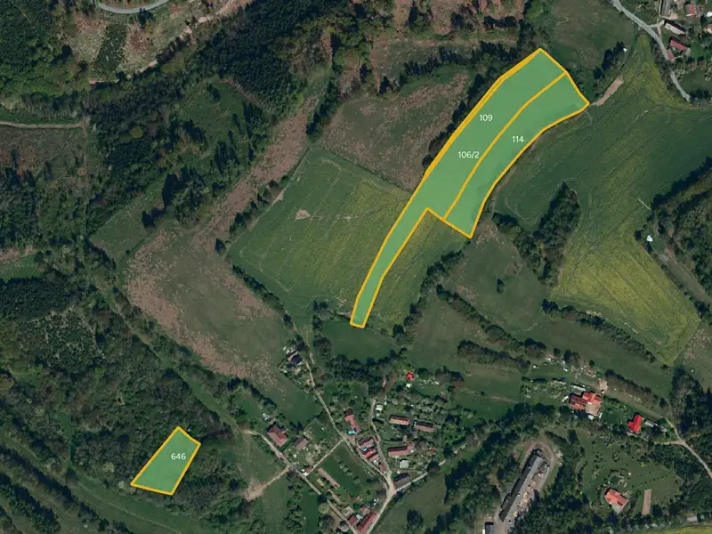 Prodej pole 21446 m², Kaliště – náhled fotky 1