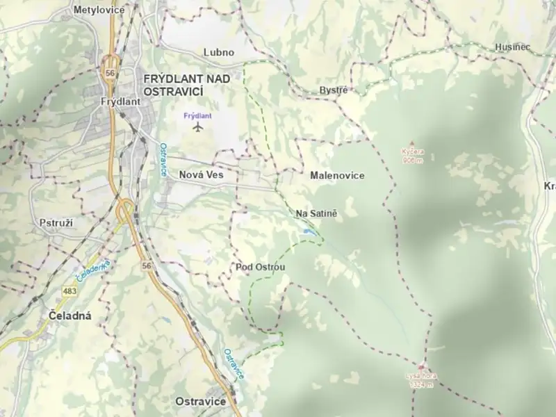 Prodej lesa 10217 m², Malenovice – náhled fotky 3