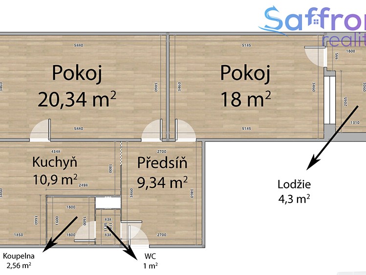 Wohnung 2+1 zum Kauf, 62 m² (17 von 20)