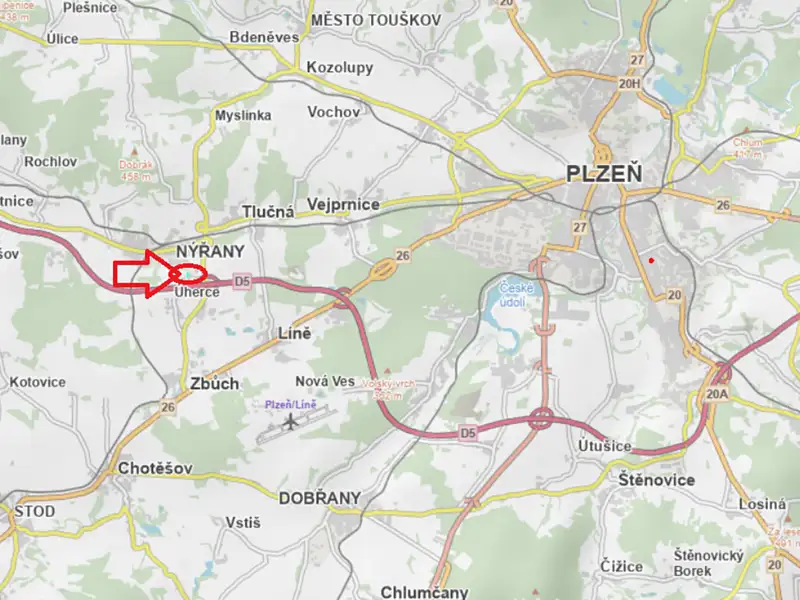 Prodej lesa 2304 m², Nýřany – náhled fotky 1