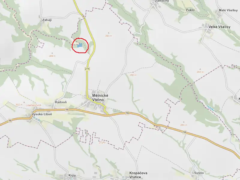 Prodej lesa 14454 m², Mělnické Vtelno – náhled fotky 2